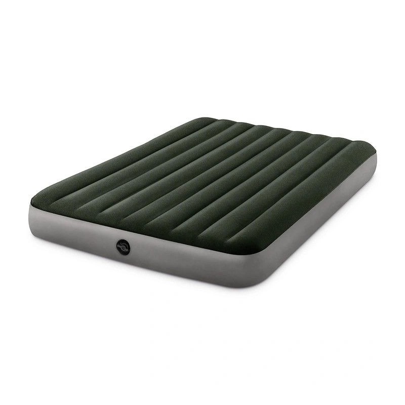 Materac duży dmuchany 203x152 cm dwuosobowy elektryczna pompka gratis INTEX 64779