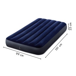 Materac dmuchany do spania 191x99 cm łóżko jednoosobowe INTEX 64757