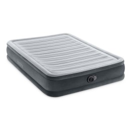 Materac łóżko do spania dwuosobowy z pompką automatyczną 191x137 cm INTEX 67768