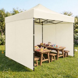 Pawilon ogrodowy eventowy automatyczny samorozkładalny namiot 3x3 m beżowy MultiGarden