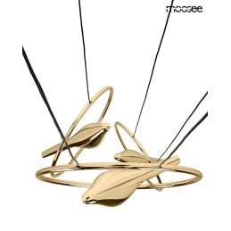 MOOSEE lampa wisząca BIRD DISC złota