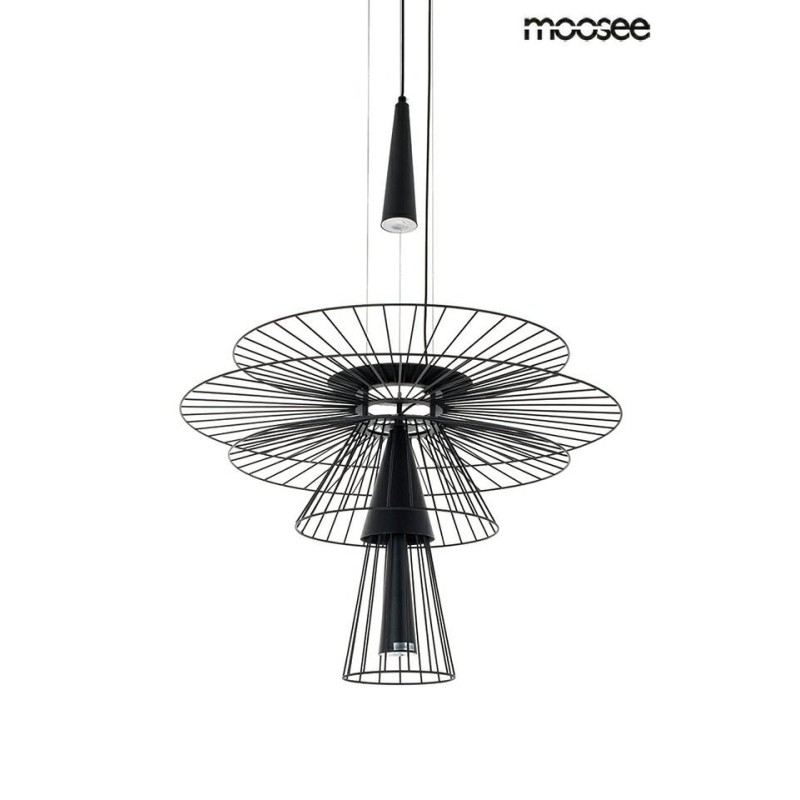 MOOSEE lampa wisząca SESTO czarna