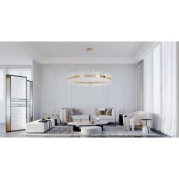MOOSEE lampa wisząca FLORENS 120 złota