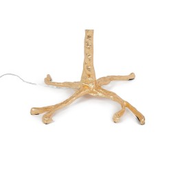 MOOSEE lampa podłogowa TIFFANY 175 biała  mosiądz / naturalne pióra