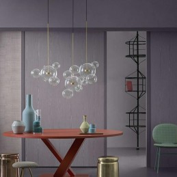 MOOSEE lampa wisząca CAPRI LINE 3 złota