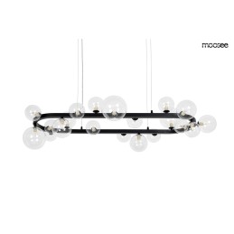 MOOSEE lampa wisząca ALURE OVAL 120       czarna