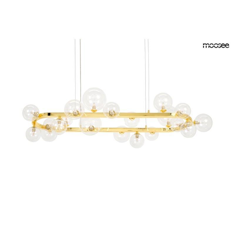 MOOSEE lampa wisząca ALURE OVAL 120       złota