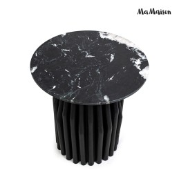 MaMaison stolik LEVANTE 50 czarny marmur  / drewno