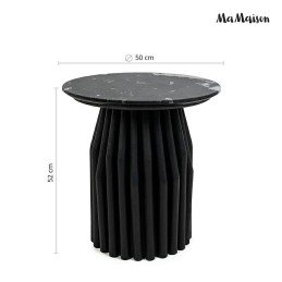 MaMaison stolik LEVANTE 50 czarny marmur  / drewno