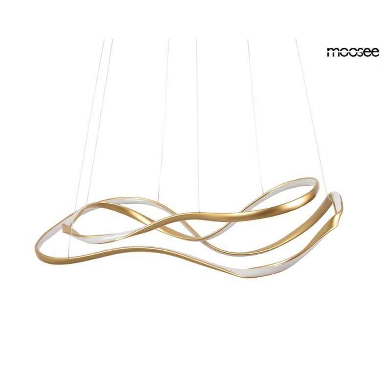 MOOSEE lampa wisząca WAVES 2 złota