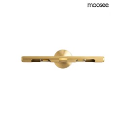 MOOSEE lampa ścienna CRUDO złota
