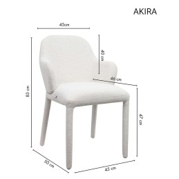 Krzesło AKIRA beżowe