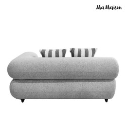 MaMaison sofa narożna ogrodowa ALEXANDER  4 szara (poduszki i pokrowiec w zestawie)