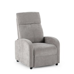 Fotel wypoczynkowy rozkładany RELAX       PREMIUM jasny szary