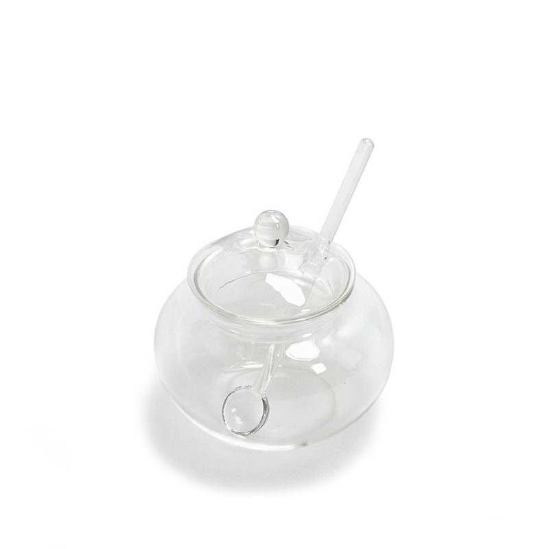 Mini cukiernica z łyżeczką SHP JAR        transparentna