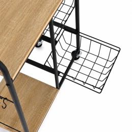 Regał na kółkach wózek kuchenny pomocnik wysuwane kosze ModenHome