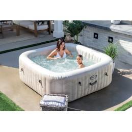 Nadmuchiwane SPA kwadratowe basen z hydromasażem 4 os. 175x71 cm akcesoria premium INTEX 28446