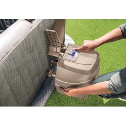 Nadmuchiwane SPA kwadratowe basen z hydromasażem 4 os. 175x71 cm akcesoria premium INTEX 28446