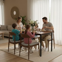 Stół do kuchni jadalni dla 4-5 osób biurko komputerowe 120x60 cm ModernHome
