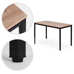 Stół do kuchni jadalni dla 4-5 osób biurko komputerowe 120x60 cm ModernHome