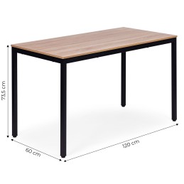 Stół do kuchni jadalni dla 4-5 osób biurko komputerowe 120x60 cm ModernHome
