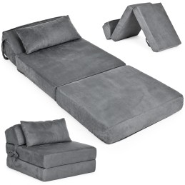 Sofa rozkładana 2w1 jednoosobowa piankowa z funkcją spania materac 190x70 cm ModernHome