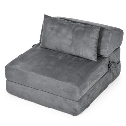 Sofa rozkładana 2w1 jednoosobowa piankowa z funkcją spania materac 190x70 cm ModernHome