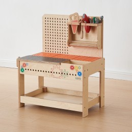 MASTERKIDZ Drewniany Warsztat Montessori STEM z Narzędziami