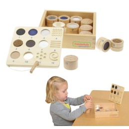 MASTERKIDZ Zgaduj Dotykiem Materiał I Faktura 12 Elementów Montessori