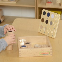 MASTERKIDZ Zgaduj Dotykiem Materiał I Faktura 12 Elementów Montessori