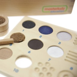 MASTERKIDZ Zgaduj Dotykiem Materiał I Faktura 12 Elementów Montessori