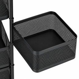 Regał kuchenny pomocnik organizer obrotowe półki 5 poziomów metal ModernHome