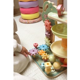 WOOPIE GREEN Drzewko Aktywności Kulodrom Montessori 4w1 FSC