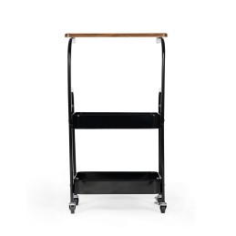 Regał metalowy na kółkach wózek z blatem 3 poziomy kuchnia salon loft ModernHome
