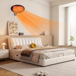 Parasol ogrzewacz elektryczny promiennik tarasowy stojący wiszący 2000W