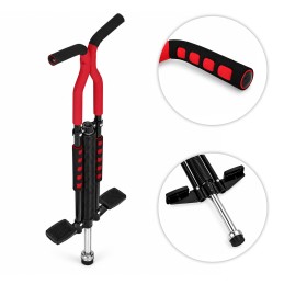 Pogo drążek do skakania jump stick skoczek dla dzieci do 80 kg czarny