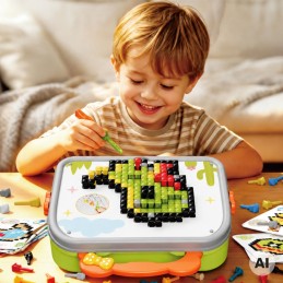 WOOPIE Układanka Mozaikowa Montessori Grzybki 493 el